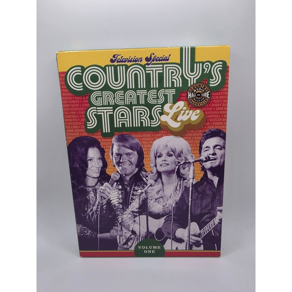 Country's Greatest Stars Live Volume One DVD 2-Disc Johnny Cash Dolly Parton